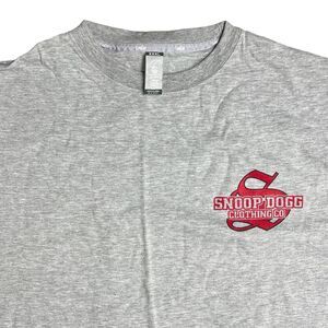 Snoop Dogg Clothing Co Mens T Shirt 3XL Gray Logo Rap Hip‎ Hop 90s Streetwear